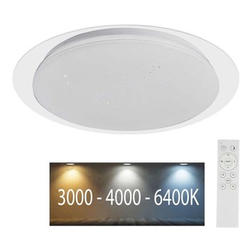 LED Plafon ściemnialny LED/40W/230V 3000K/4000K/6500K + pilot