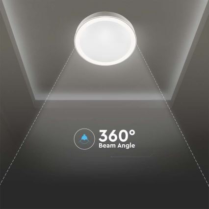 LED Plafon ściemnialny LED/40W/230V 3000K/4000K/6500K śr. 41 cm + zdalne sterowanie