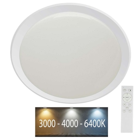 LED Plafon ściemnialny LED/40W/230V 3000K/4000K/6500K + pilot