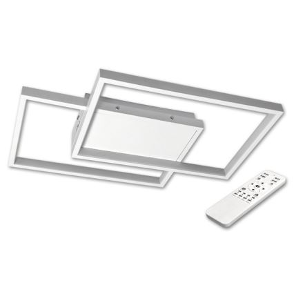 LED Plafon ściemnialny LED/45W/230V 3000-6500K biały + zdalne sterowanie