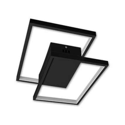 LED Plafon ściemnialny LED/45W/230V 3000-6500K czarny + zdalne sterowanie