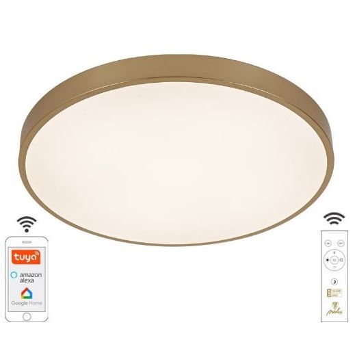 LED Plafon ściemnialny LED/48W/230V 2700-6500K Wi-Fi Tuya + pilot zdalnego sterowania