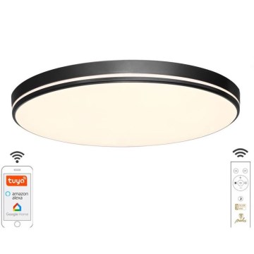 LED Plafon ściemnialny LED/48W/230V 2700-6500K Wi-Fi Tuya + pilot zdalnego sterowania