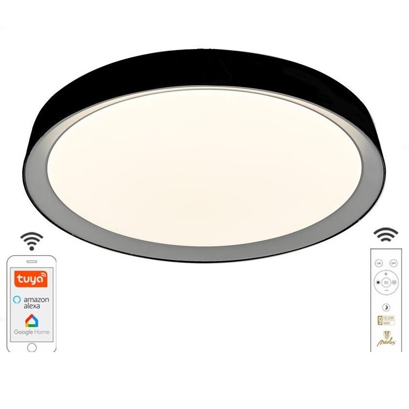 LED Plafon ściemnialny LED/48W/230V 2700-6500K Wi-Fi Tuya + pilot zdalnego sterowania