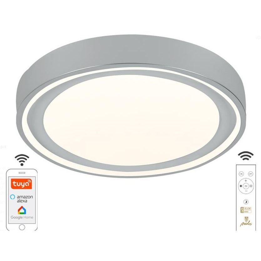 LED Plafon ściemnialny LED/48W/230V 2700-6500K Wi-Fi Tuya + pilot zdalnego sterowania