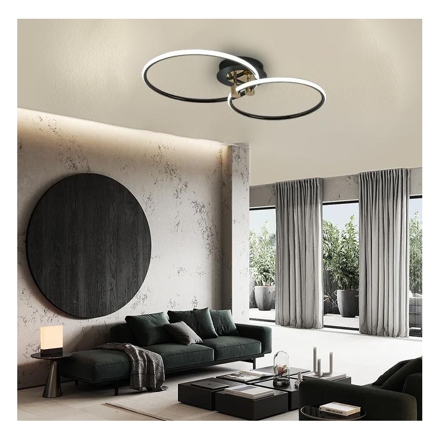 LED Plafon ściemnialny LED/48W/230V 3000-6500K + pilot zdalnego sterowania