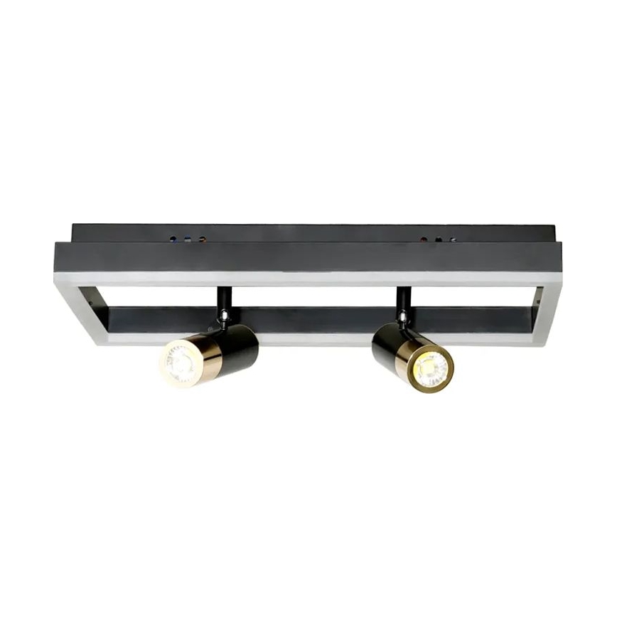 LED Plafon ściemnialny LED/50W/230V 3000-6500K czarny + pilot zdalnego sterowania