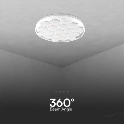 LED Plafon ściemnialny LED/60W/230V 3000/4000/6500K + zdalne sterowanie