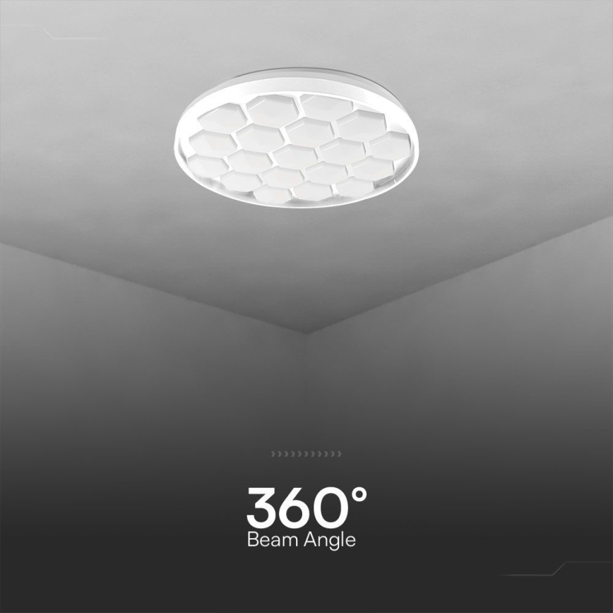 LED Plafon ściemnialny LED/60W/230V 3000/4000/6500K + zdalne sterowanie