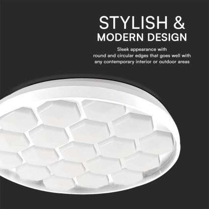 LED Plafon ściemnialny LED/60W/230V 3000/4000/6500K + zdalne sterowanie