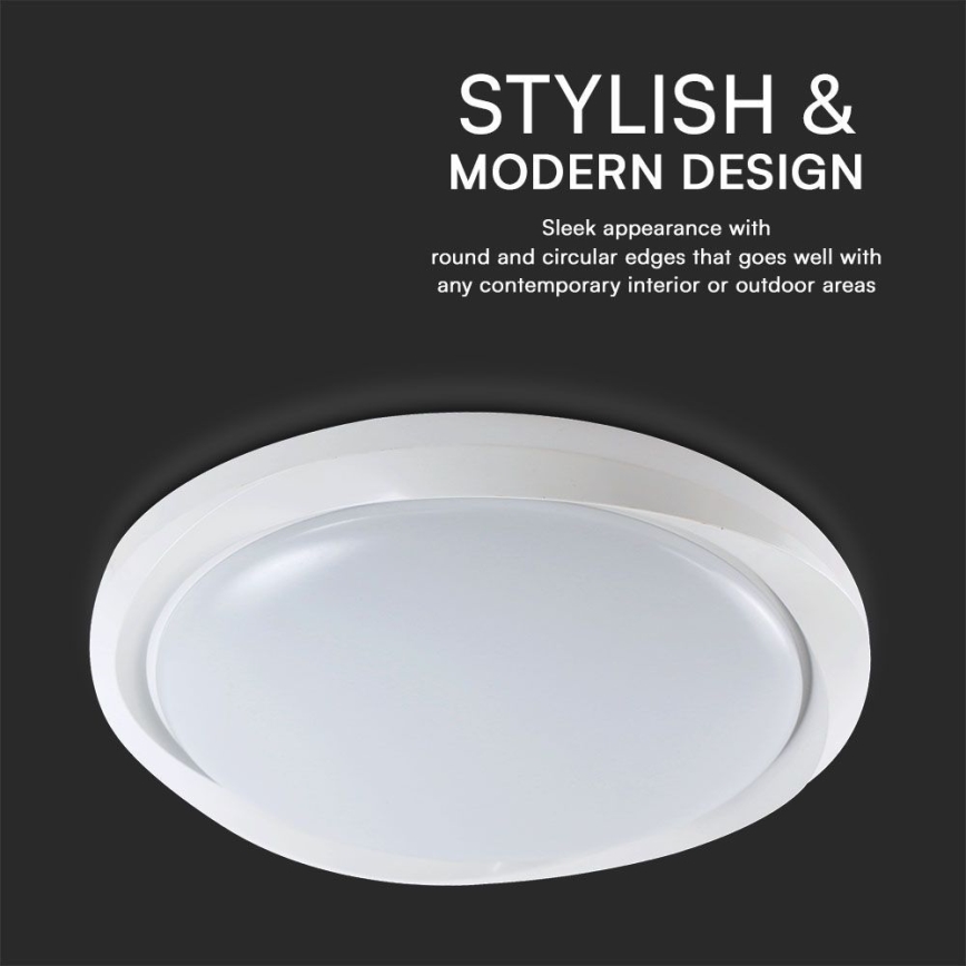 LED Plafon ściemnialny LED/60W/230V 3000-6500K 49,2 cm biały + pilot zdalnego sterowania
