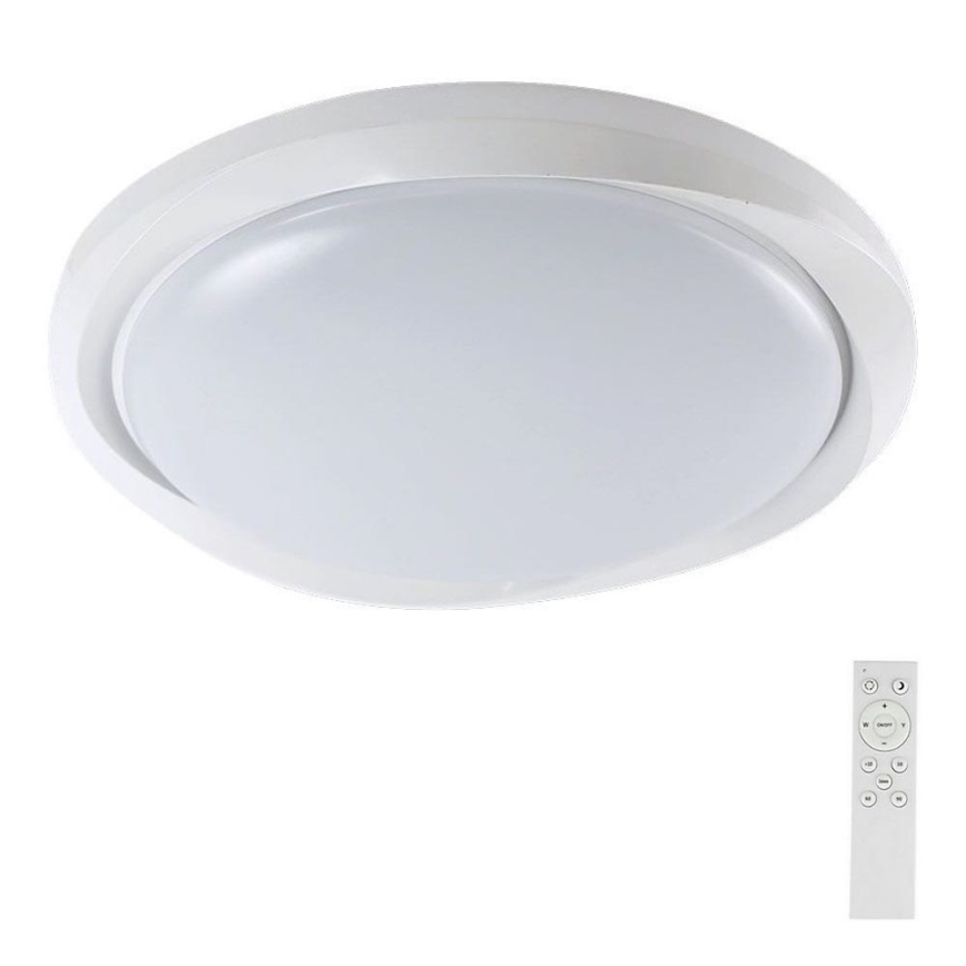 LED Plafon ściemnialny LED/60W/230V 3000-6500K 49,2 cm biały + pilot zdalnego sterowania