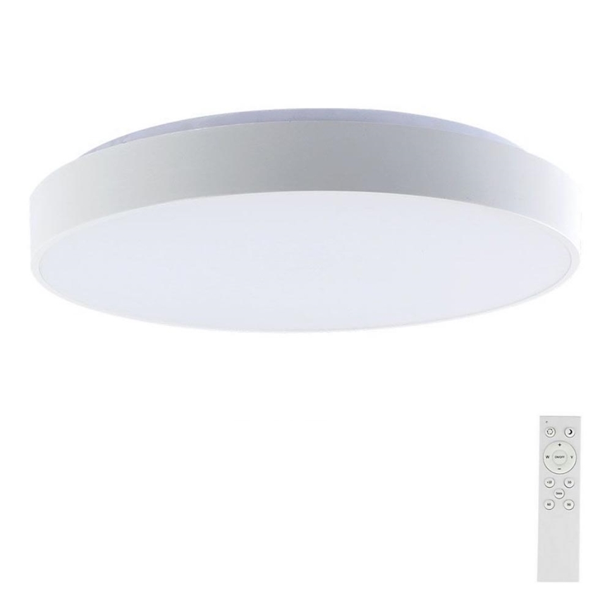 LED Plafon ściemnialny LED/60W/230V 3000-6500K 49,5 cm biały + pilot zdalnego sterowania