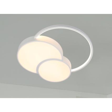 LED Plafon ściemnialny LED/60W/230V 3000-6500K biały + pilot zdalnego sterowania