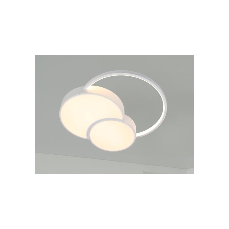 LED Plafon ściemnialny LED/60W/230V 3000-6500K biały + pilot zdalnego sterowania