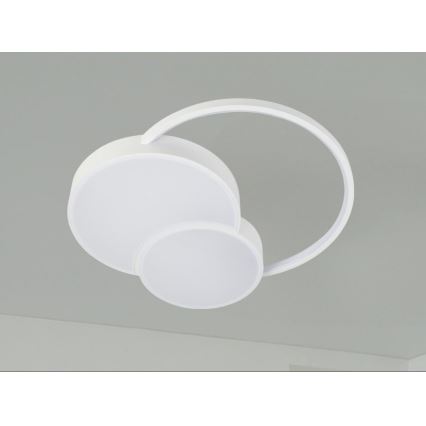 LED Plafon ściemnialny LED/60W/230V 3000-6500K biały + pilot zdalnego sterowania