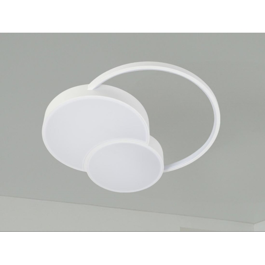 LED Plafon ściemnialny LED/60W/230V 3000-6500K biały + pilot zdalnego sterowania