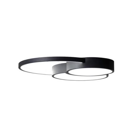 LED Plafon ściemnialny LED/60W/230V 3000-6500K czarny + pilot zdalnego sterowania