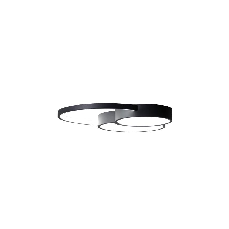 LED Plafon ściemnialny LED/60W/230V 3000-6500K czarny + pilot zdalnego sterowania
