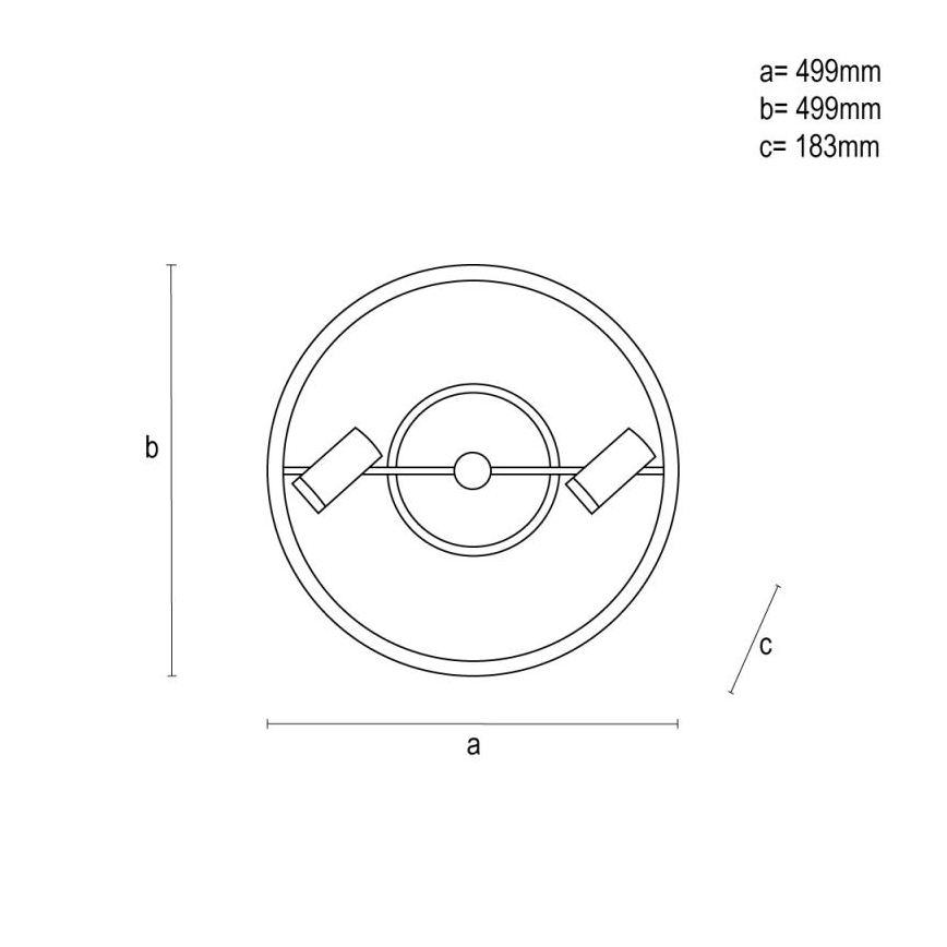 LED Plafon ściemnialny LED/60W/230V 3000-6500K czarny + pilot zdalnego sterowania
