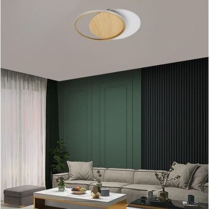 LED Plafon ściemnialny LED/60W/230V 3000-6500K + pilot zdalnego sterowania