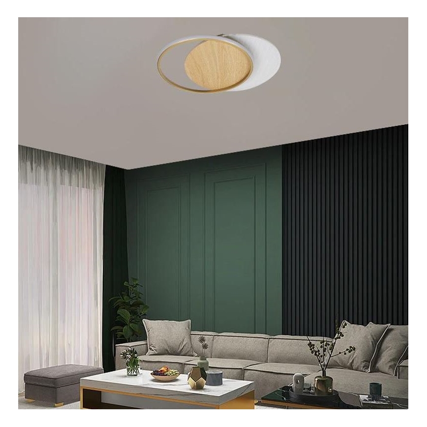 LED Plafon ściemnialny LED/60W/230V 3000-6500K + pilot zdalnego sterowania