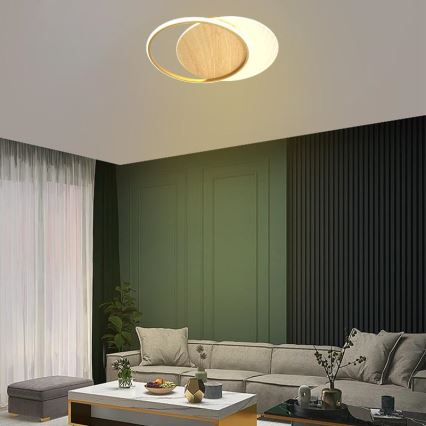 LED Plafon ściemnialny LED/60W/230V 3000-6500K + pilot zdalnego sterowania