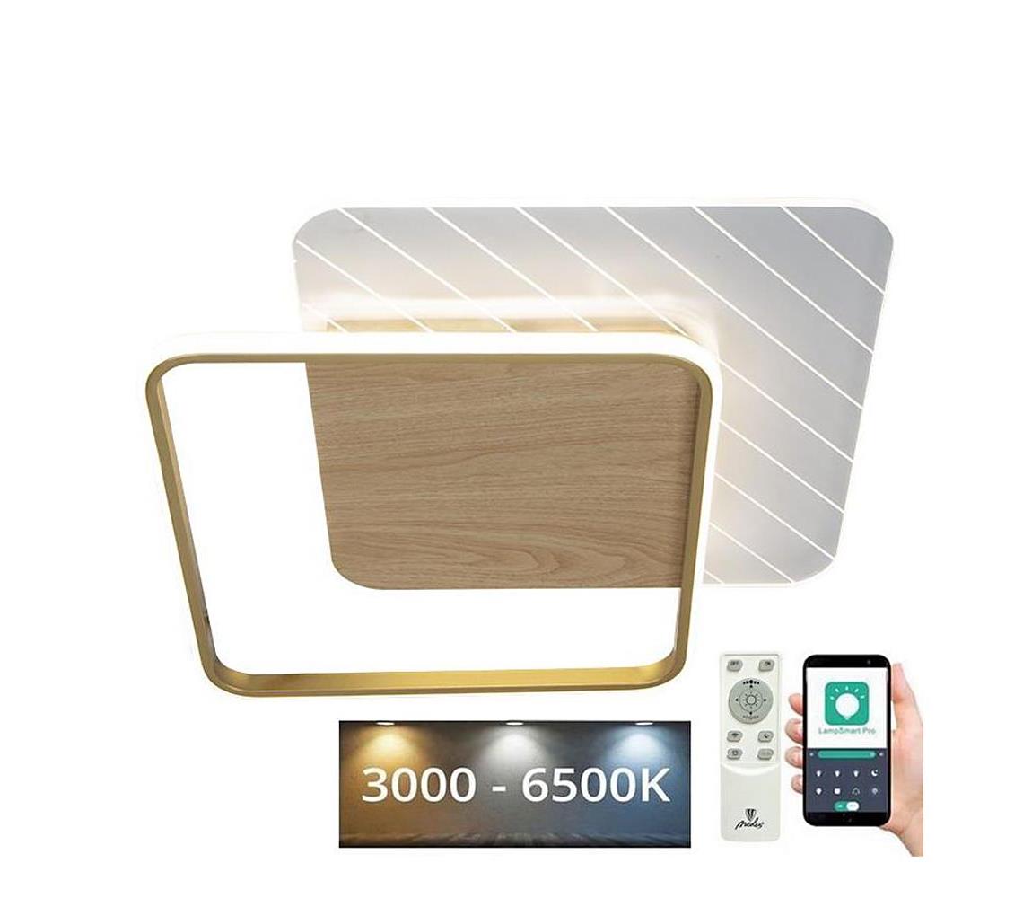 LED Plafon ściemnialny LED/60W/230V 3000-6500K + Pilot zdalnego sterowania