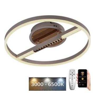 LED Plafon ściemnialny LED/60W/230V 3000-6500K + pilot zdalnego sterowania