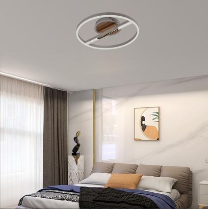 LED Plafon ściemnialny LED/60W/230V 3000-6500K + pilot zdalnego sterowania