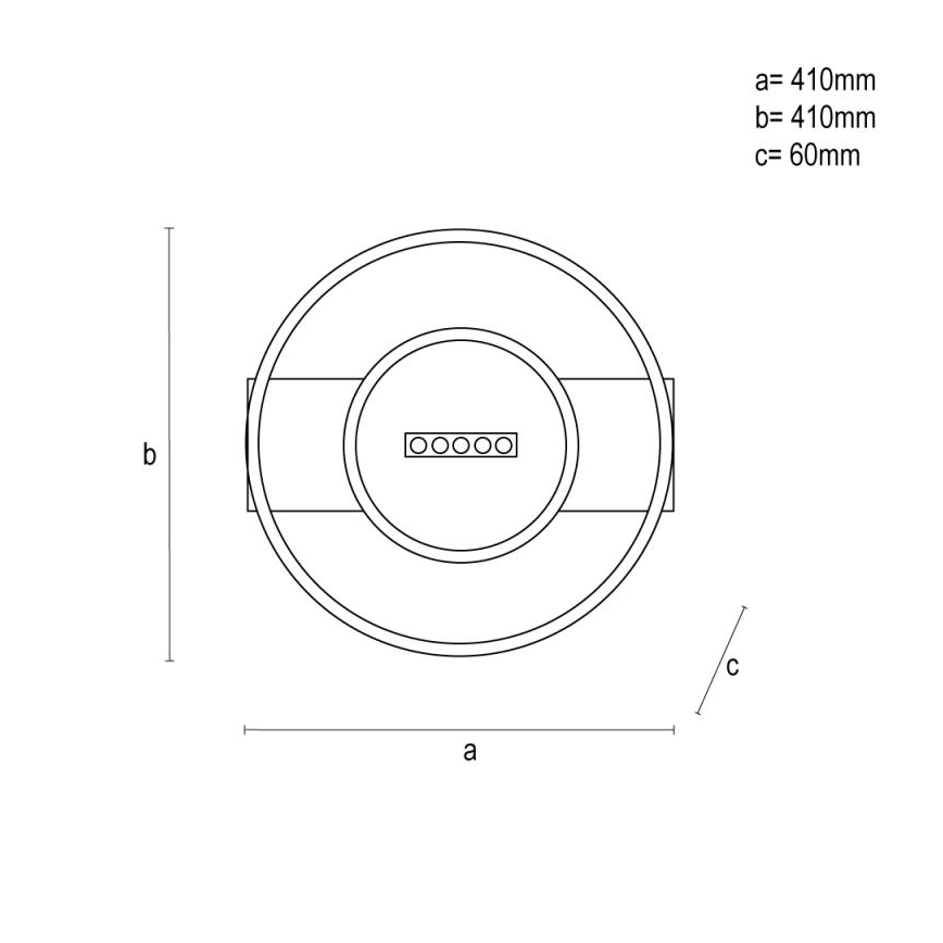 LED Plafon ściemnialny LED/60W/230V 3000-6500K + pilot zdalnego sterowania