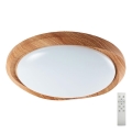 LED Plafon ściemnialny LED/60W/230V 3000-6500K śr. 49 cm + pilot zdalnego sterowania