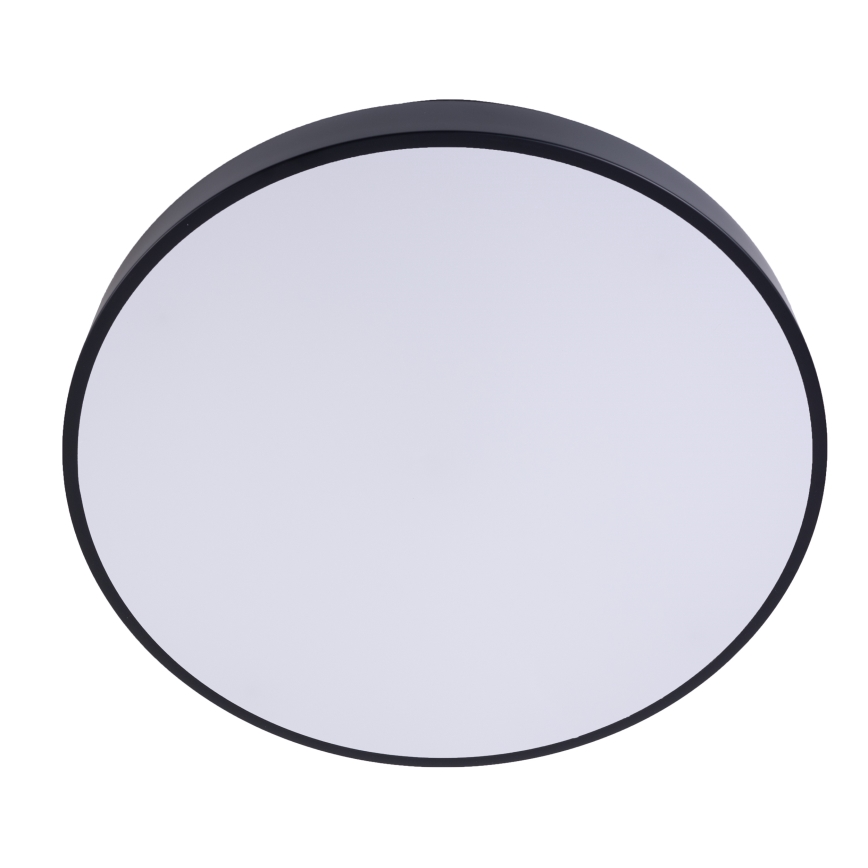 LED Plafon ściemnialny LED/60W/230V 3000-6500K śr. 60 cm czarny + pilot zdalnego sterowania