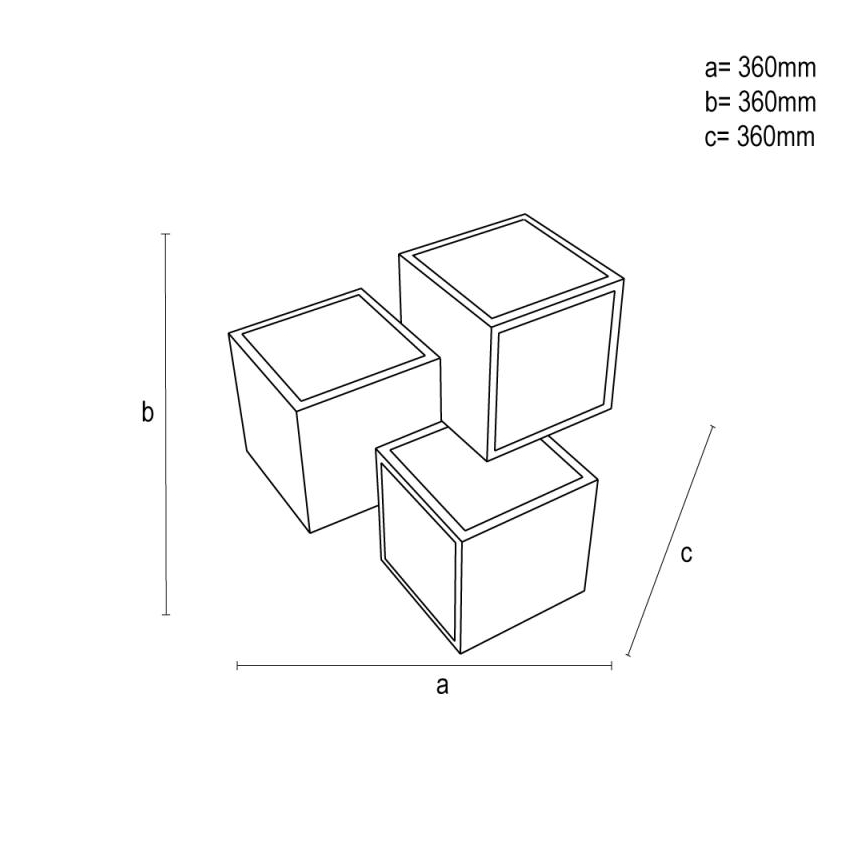 LED Plafon ściemnialny LED/60W/230V 3000-6500K + zdalne sterowanie