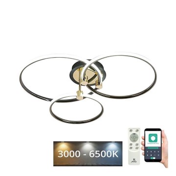 LED Plafon ściemnialny LED/64W/230V 3000-6500K + pilot zdalnego sterowania