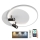 LED Plafon ściemnialny LED/65W/230V 3000-6500K białe + Pilot zdalnego sterowania