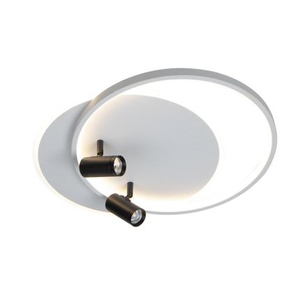 LED Plafon ściemnialny LED/65W/230V 3000-6500K białe + Pilot zdalnego sterowania