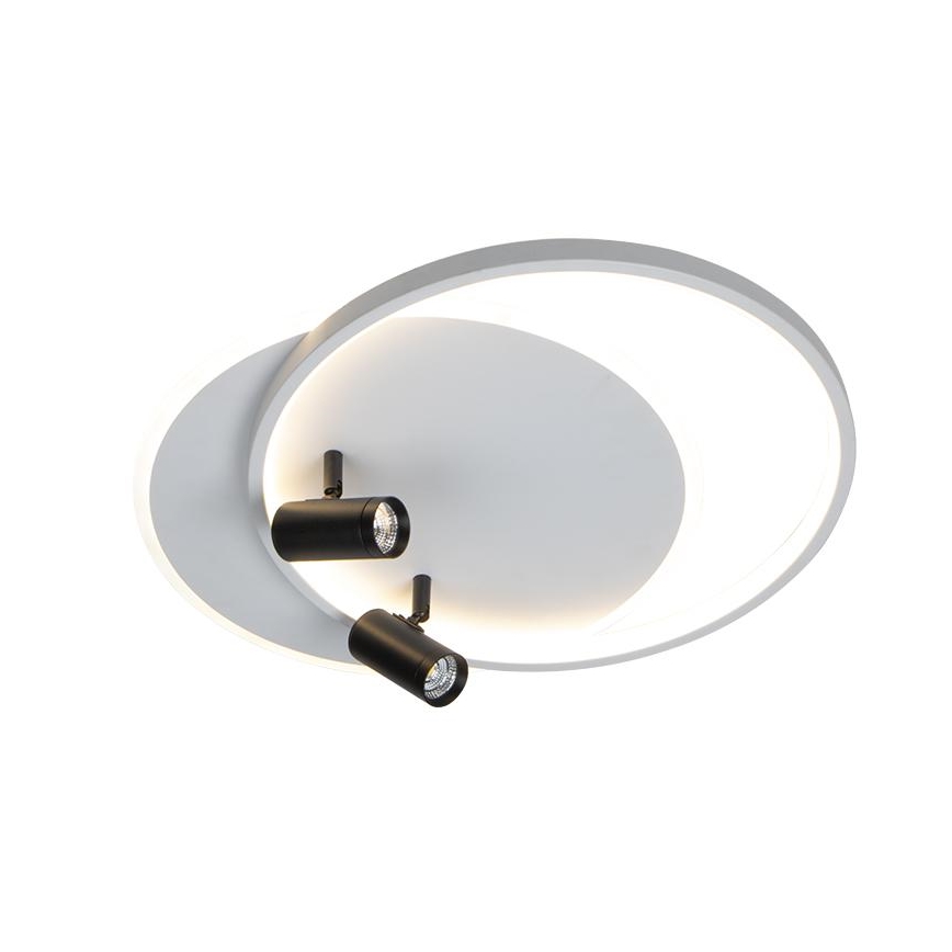 LED Plafon ściemnialny LED/65W/230V 3000-6500K białe + Pilot zdalnego sterowania
