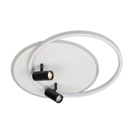 LED Plafon ściemnialny LED/65W/230V 3000-6500K białe + Pilot zdalnego sterowania