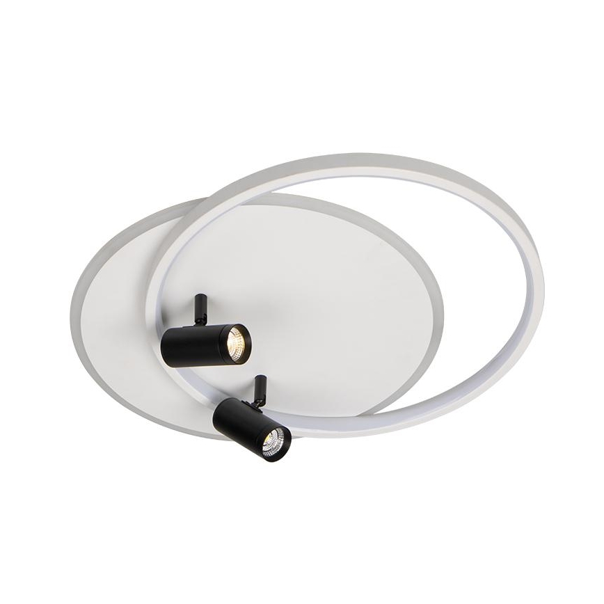 LED Plafon ściemnialny LED/65W/230V 3000-6500K białe + Pilot zdalnego sterowania