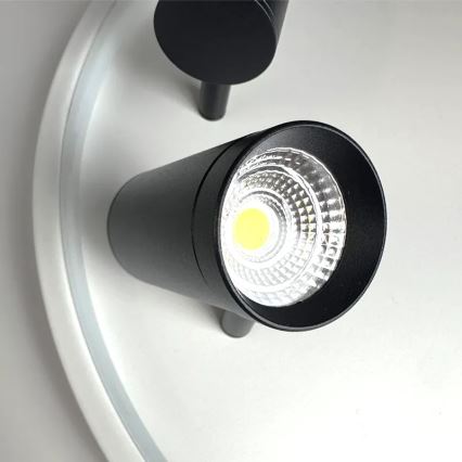 LED Plafon ściemnialny LED/65W/230V 3000-6500K białe + Pilot zdalnego sterowania
