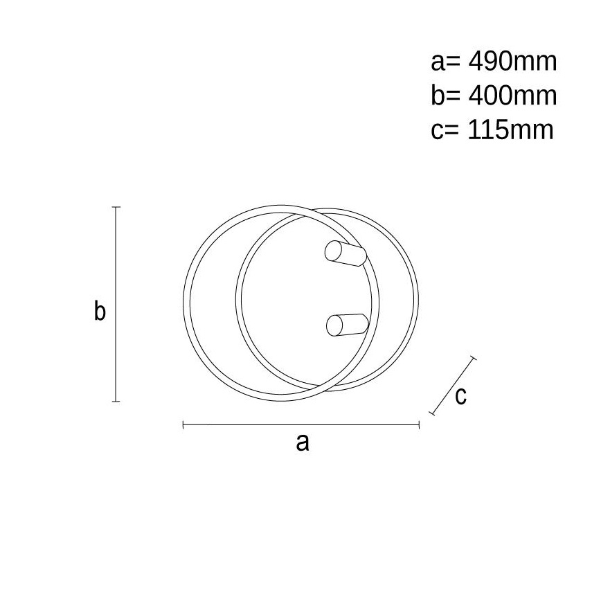 LED Plafon ściemnialny LED/65W/230V 3000-6500K białe + Pilot zdalnego sterowania