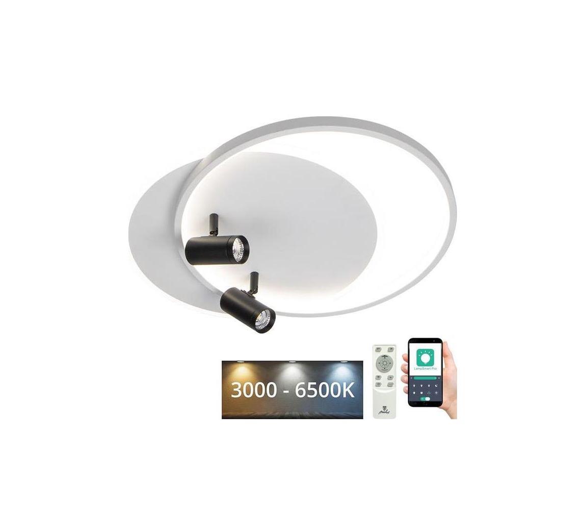 LED Plafon ściemnialny LED/65W/230V 3000-6500K biały + pilot zdalnego sterowania