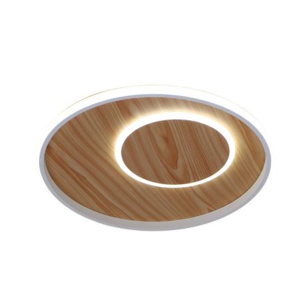 LED Plafon ściemnialny LED/65W/230V 3000-6500K brązowy + pilot zdalnego sterowania