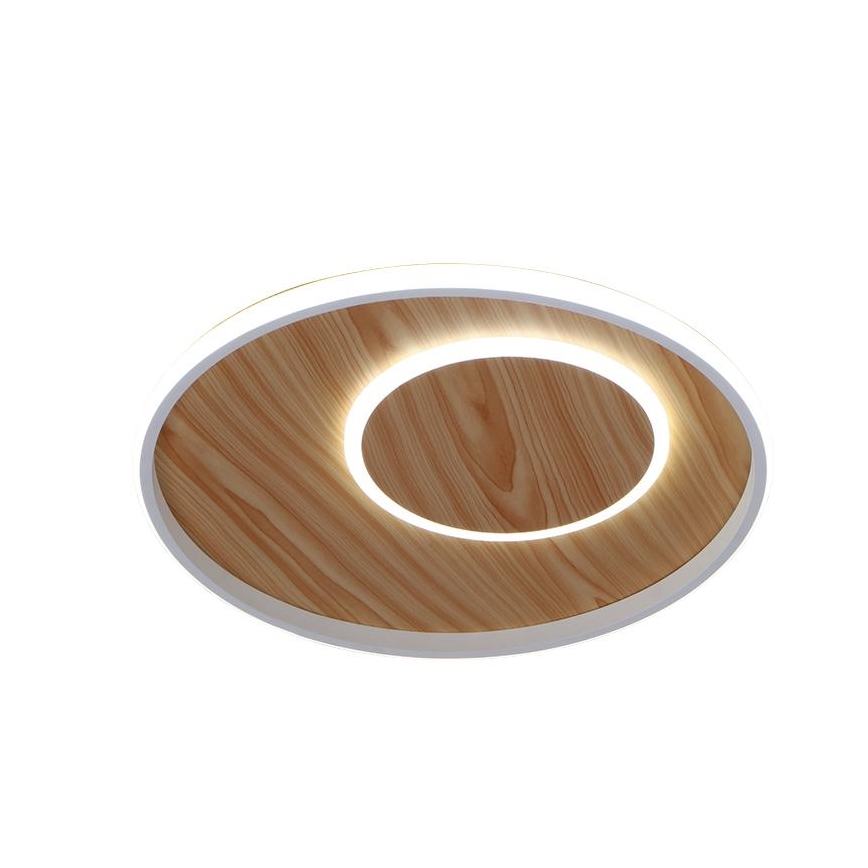 LED Plafon ściemnialny LED/65W/230V 3000-6500K brązowy + pilot zdalnego sterowania
