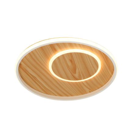 LED Plafon ściemnialny LED/65W/230V 3000-6500K brązowy + pilot zdalnego sterowania
