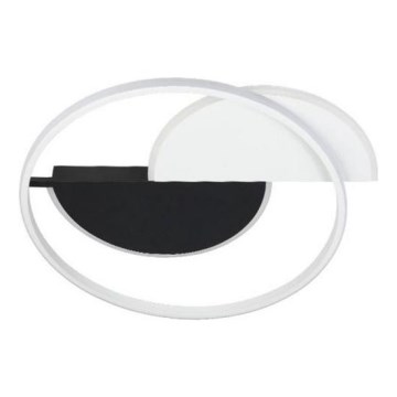 LED Plafon ściemnialny LED/70W/230V 3000-6500K biały/czarny + pilot zdalnego sterowania
