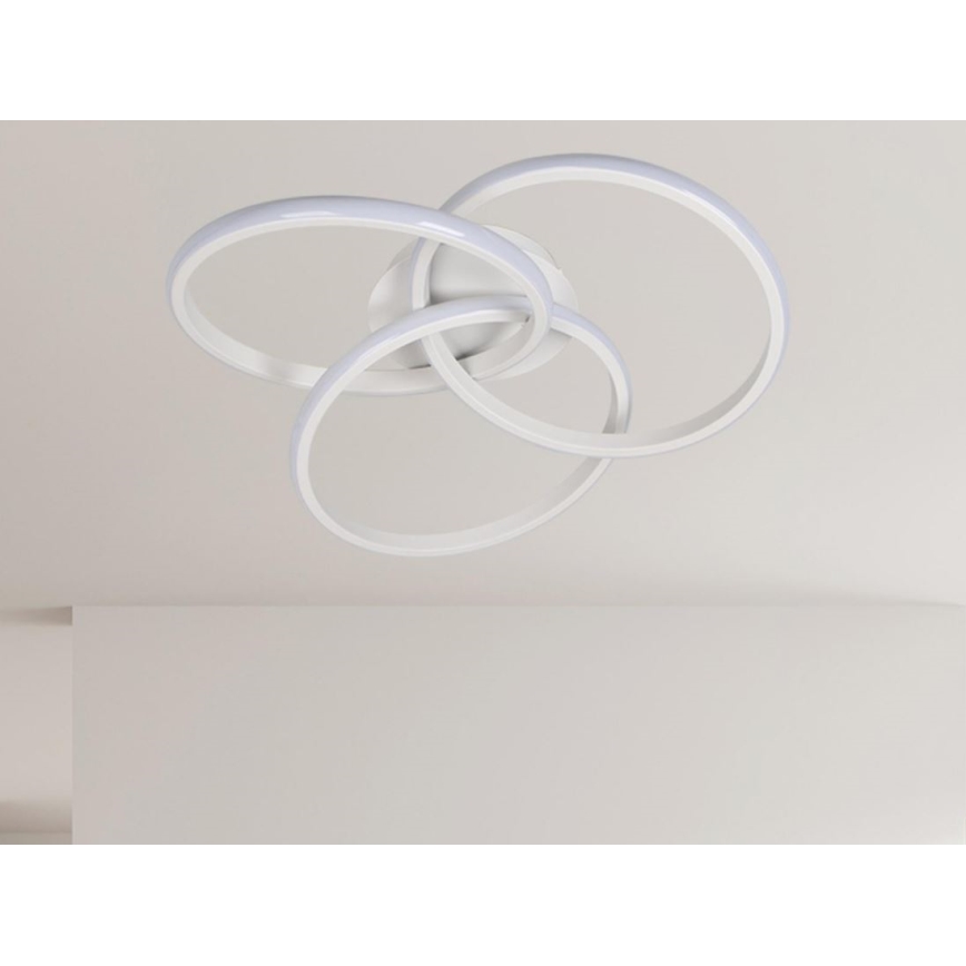 LED Plafon ściemnialny LED/70W/230V 3000-6500K biały + pilot zdalnego sterowania