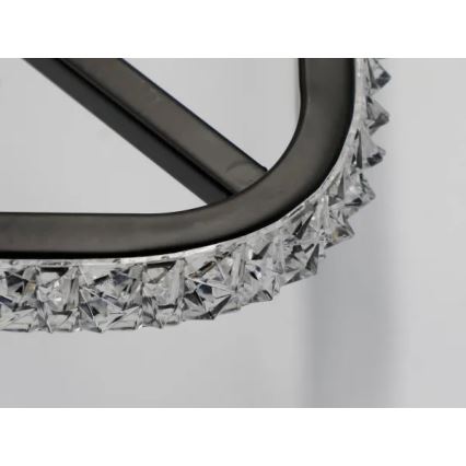 LED Plafon ściemnialny LED/70W/230V 3000-6500K czarny + pilot zdalnego sterowania