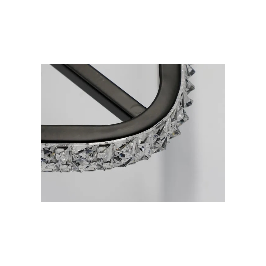 LED Plafon ściemnialny LED/70W/230V 3000-6500K czarny + pilot zdalnego sterowania